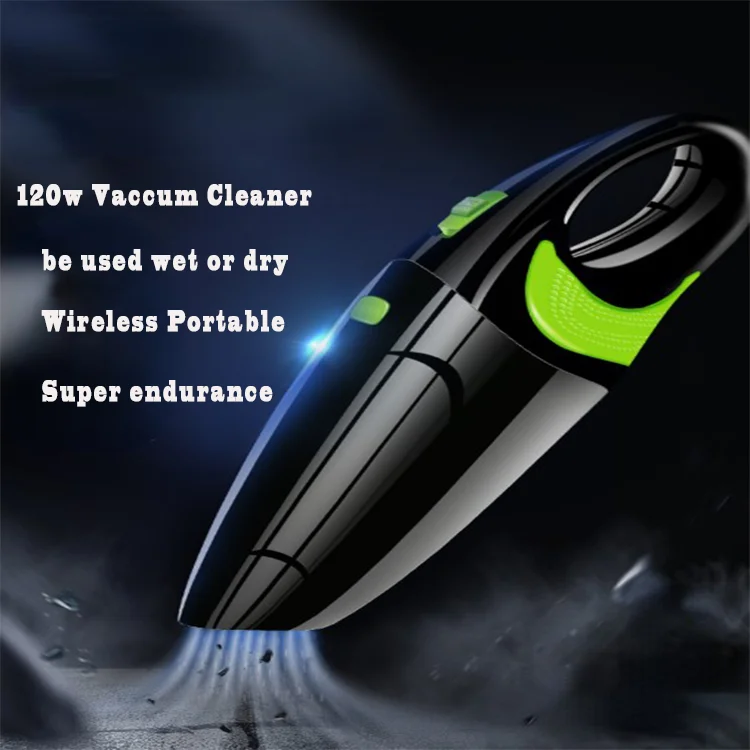 120 Вт автомобильный пылесос супер всасывающий беспроводной портативный ручной
