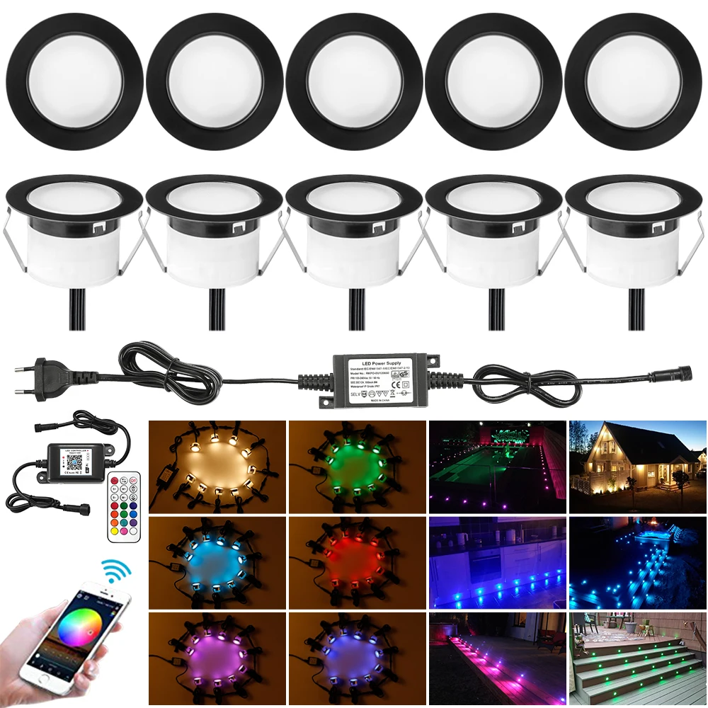 10 шт./лот Черный пульт дистанционного управления с Wi Fi RF таймер 45 мм 12 В IP67 5pin RGBW