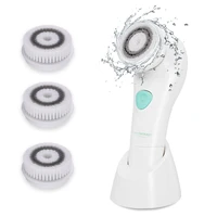 touchbeauty sonic vibrating facial cleansing brush waterproof with 4 brush heads face cleansing brush for deep cleansing