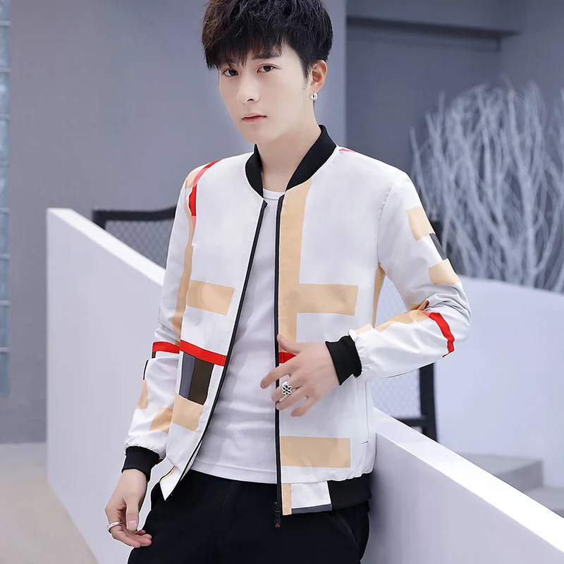 Куртка-пилот Мужская на молнии Повседневная Уличная одежда в стиле хип-хоп