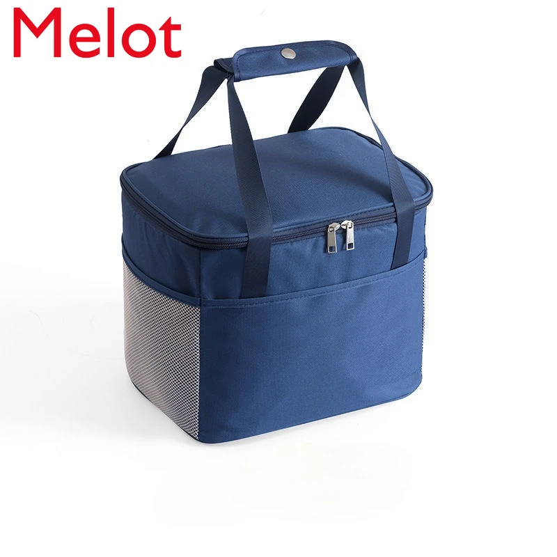 

Luxury Modern Travel Bento Bag Ice Pack Cooler Bag Student Lunch Box Thermal Bag with Rice Insulated Bag