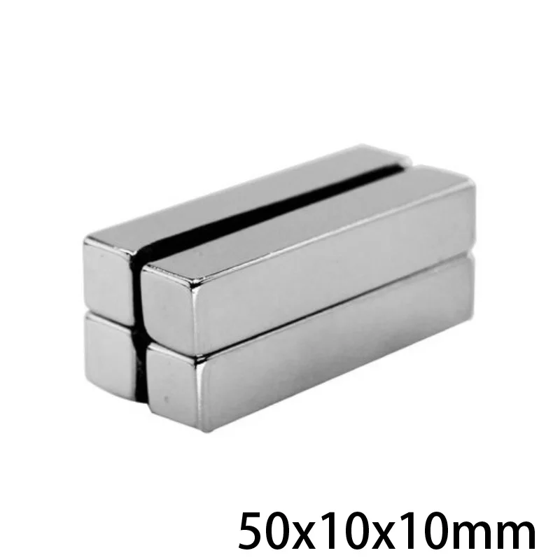 1/2/3/5/10 шт. 50x10x10 Сильный магнитный лист 50 мм * 10 постоянный неодимовый магнит
