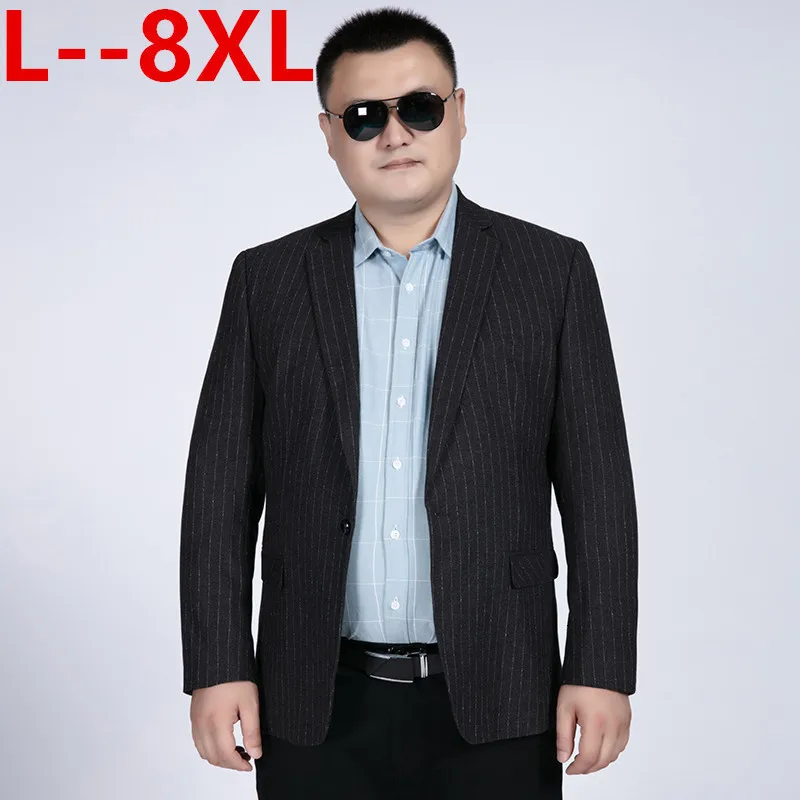 Роскошный мужской блейзер большого размера 10XL 8XL 6XL новый весенний модный