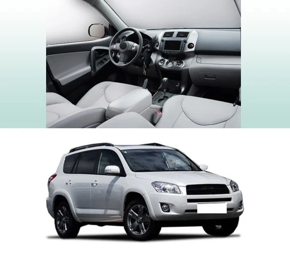 Автомобильный облицовка аудио Панель рамки Даш Комплект для RAV4 2006 2007 2008 2009 2010 2011 2012
