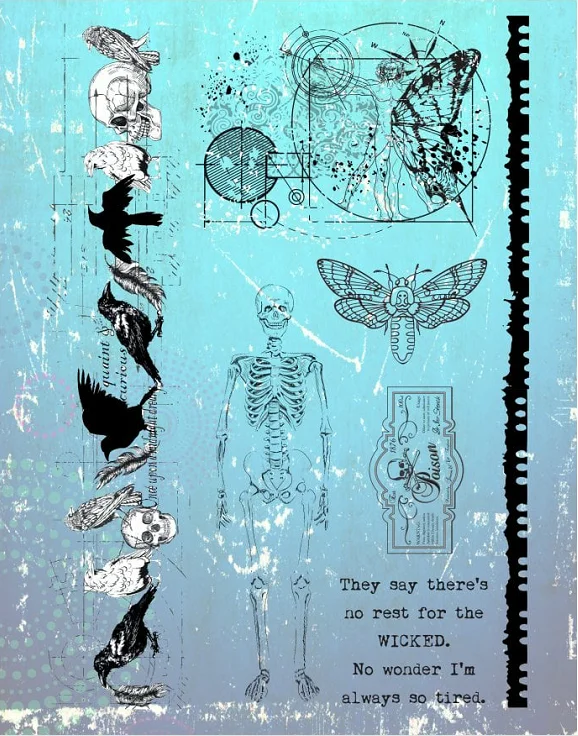 Прозрачный силиконовый штамп с каркасом для скрапбукинга|Штампики| |