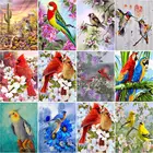RUOPOTY 5D алмазная Вышивка Птицы Цветы Стразы мозаика настенное искусство