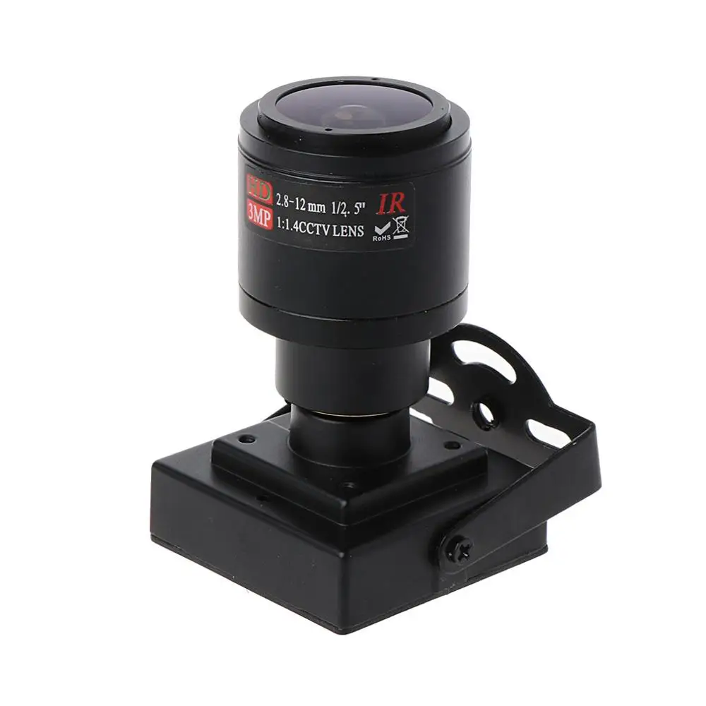HD 700TVL CMOS 2 8 12 мм зум объектив Мини CCTV камера безопасности Аудио Видео DIY