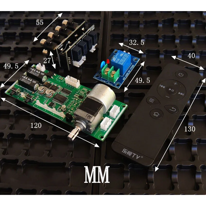 Пульт дистанционного управления громкостью для предусилителя Lusya T1188 4-полосная