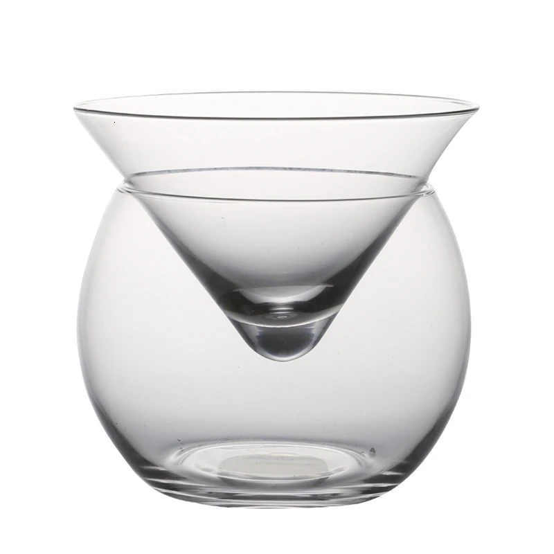 Оригинальный набор бокалов для коктейлей Мартини конусная Сфера типси ночной