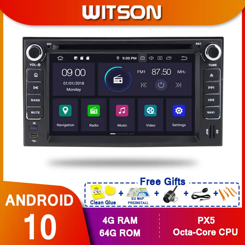 WITSON Android 10 0 Восьмиядерный автомобильный Dvd GPS плеер для KIA CERATO/SPORTAGE/SORENTO/SPE IPS 4 ГБ ОЗУ