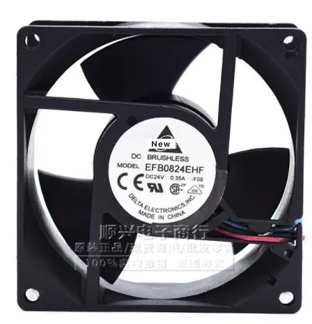 

For Delta EFB0824EHF R00 DC 24V 0.35A 80x80x32mm Server Cooling Fan