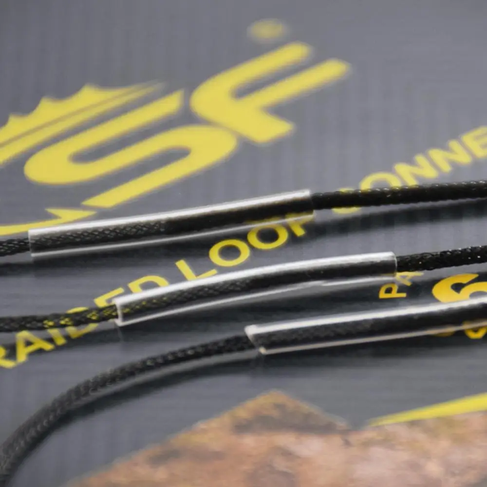 6 шт. SF черные плетеные поводки соединители для ловли лосося форели 50 фунтов 0 15 м |