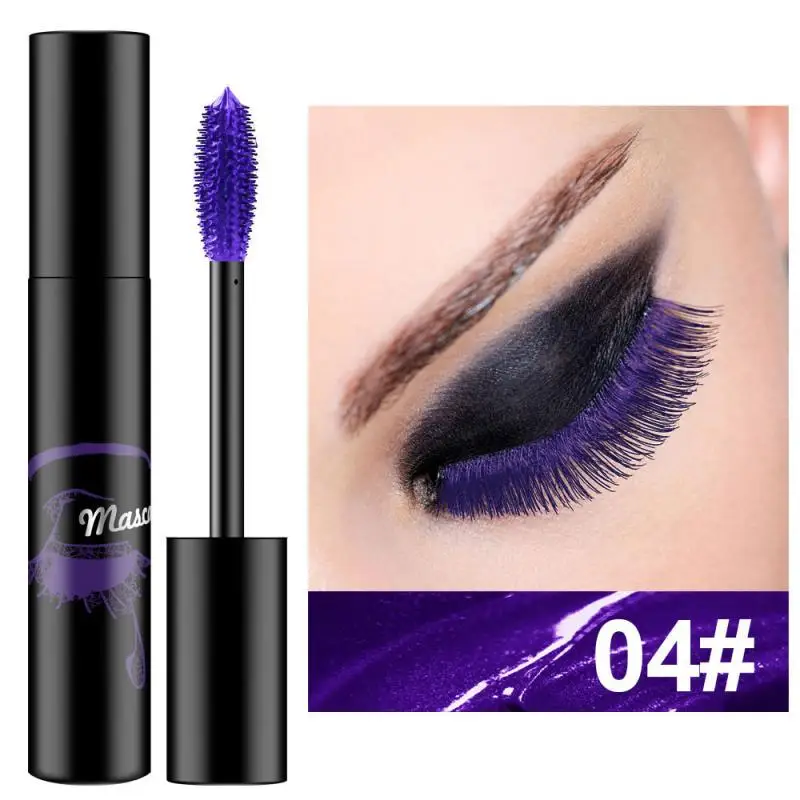 

Professional Makeup Colorful Mascara High Quality Lasting Waterproof Fast Dry Eyelashes Curling Lengthening Makeup Mascara TSLM2