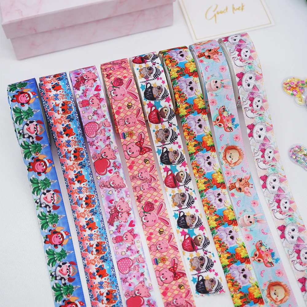 Кабошоны из эпоксидной смолы с мультяшным принтом корсажная лента 33535 - купить по