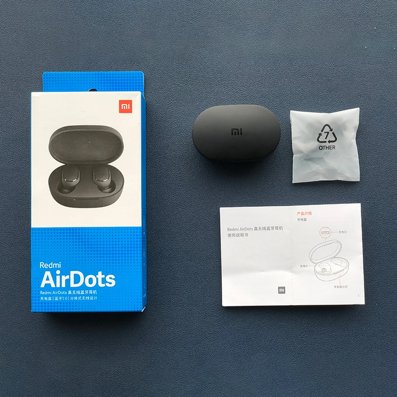Xiaomi mi оригинал красный Airdots TWS беспроводные Bluetooth наушники Hi Fi стерео спортивные с