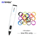 3d-ручка Myriwell, ручка для 3d-печати PCL с филаментом, креативная игрушка, подарок для детей и взрослых, ручка-принтер для рисования