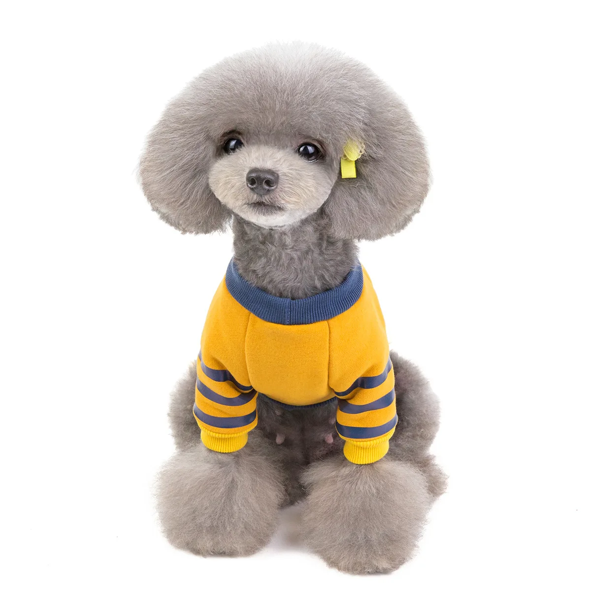 

Dog Pullover Christmas Pet Clothes Snowman Print Small Dog Sweater Long Sleeve Teddy Puppy Solid Color Winter Warm Coat Clothes