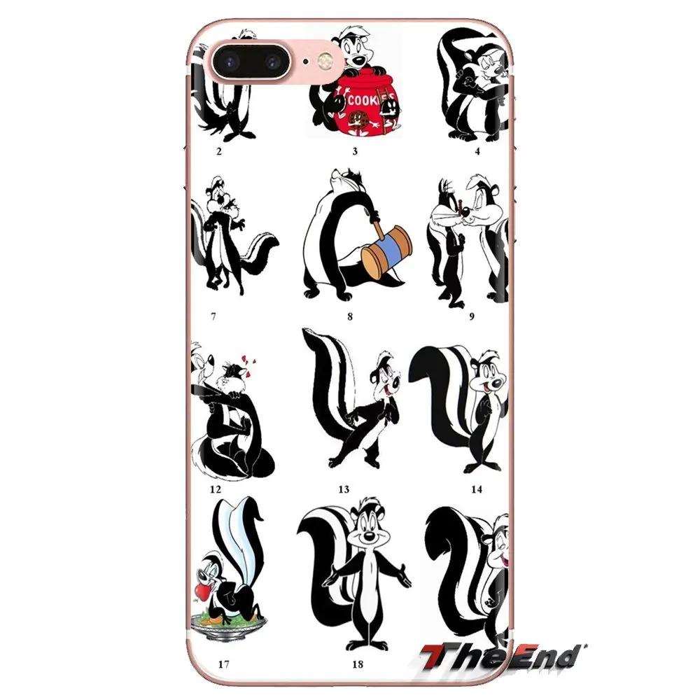Для Xiaomi Redmi 4 3 3S Pro mi 4i 4C 5 5s Max Note 2 мягкие прозрачные чехлы pepe le pew |