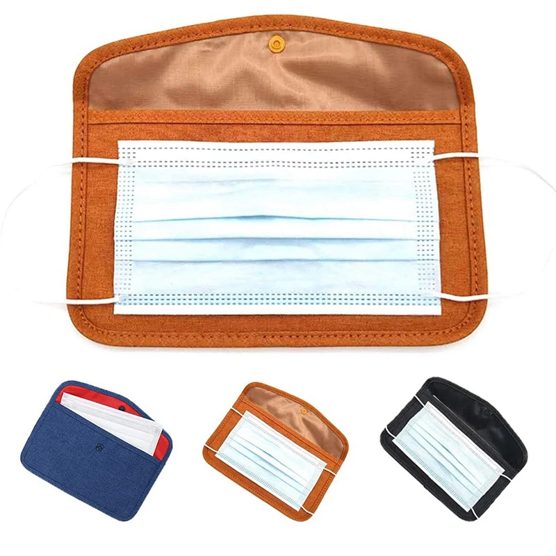 

Mask Storage Bag, Waterproof Portable Mask Box,Recyclable Mask Container Storage Box, for Adults and Children (3 PCS)