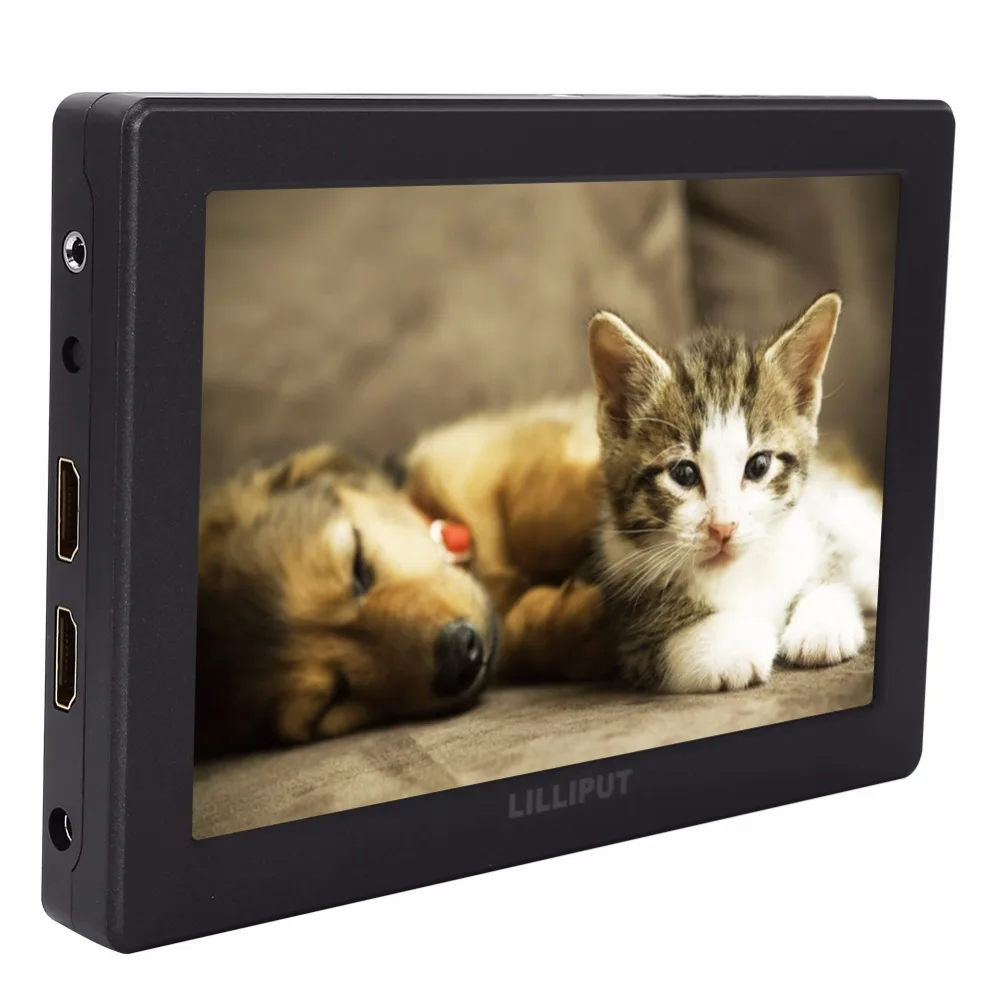 LILLIPUT A7S 7 дюймов ips экран 1920*1200 4K Full HD монитор камеры монитор 170 градусов широкий угол для DSLR камеры s