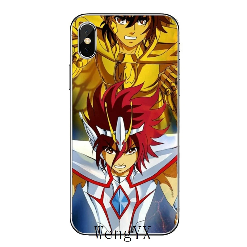 Чехол с изображением рыцаря зодиака аниме Saint Seiya для Samsung Galaxy S10 Lite S9 S8 S7 S6 edge Plus S5 S4