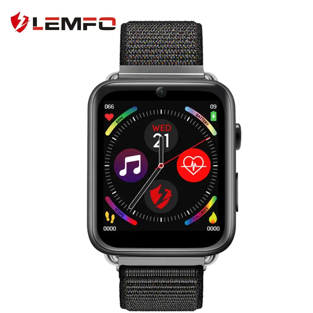 LEMFO LEM10 4G Смарт часы 1 82 дюймов Большой экран Android 7 3g ram 32G rom LTE Sim Камера GPS WIFI