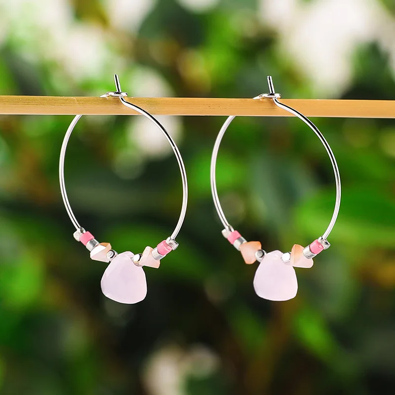 Новые модные ювелирные изделия Женская фотосессия серебро 925 пробы C-образное