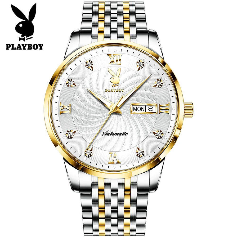 

2021 Mechanical Watch For Man Automatic Wristwatch Luxury Business Style Patek Rolexable Relogio Masculino With Gift Box