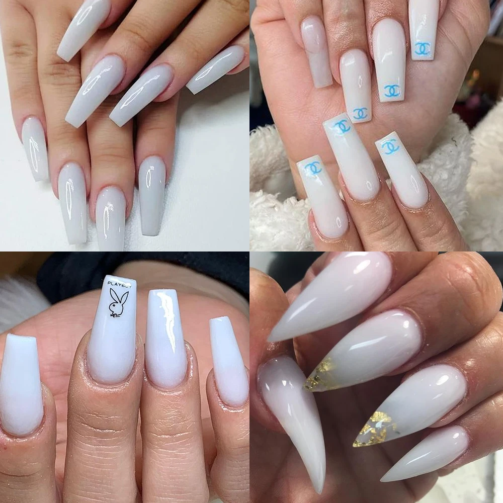 Гель KODIES молочно-белый полигель для ногтей акриловый гель 30 мл смешной кролик