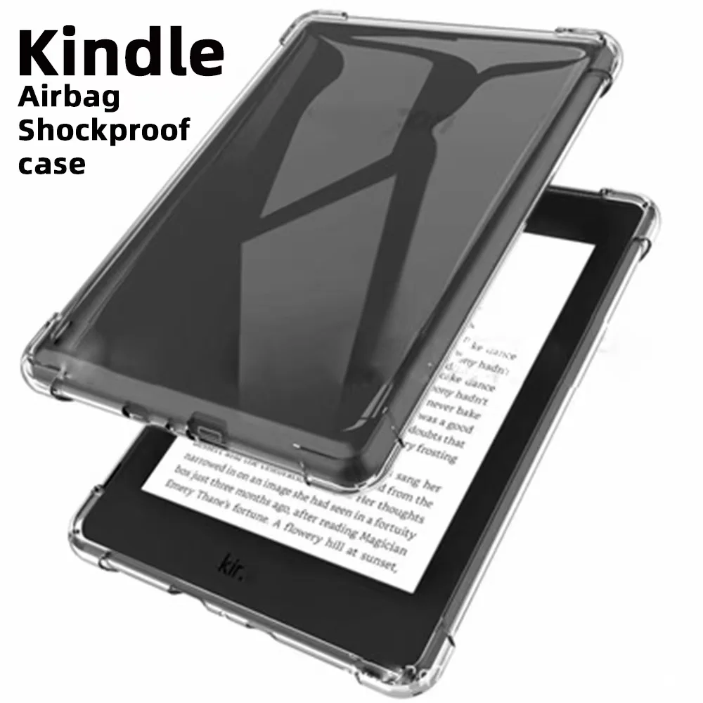 

Transparent tablet case For Amazon Kindle Paperwhite 5 2021 6.8 inch paper white 4 3 2 1 6.0'' Drop Resistant Slim TPU case