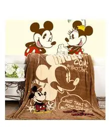Disney Микки Маус одеяло мягкая фланелевая мультфильм детей на кровать диван для взрослых детей Девочка Мальчик подарки - Цвет: 5