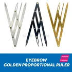 1 шт., линейка для бровей