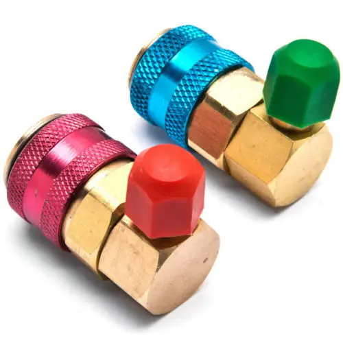 Fixmee AC R134A QC15 Quick Couplers Connectors Adapters Conversion Auto Car High & Low | Инструменты