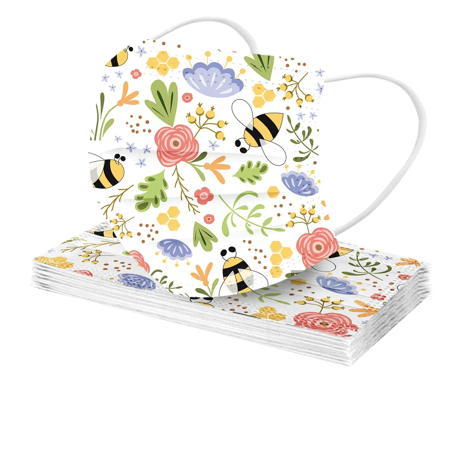 50 шт. одноразовые маски для лица взрослых 3 слоя | Тематическая одежда и униформа