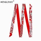 Многофункциональный модный головной платок для дам роскошный бренд тонкий шарф шелковый шарф женский 200 см сумка ленты 2019 женский ремень