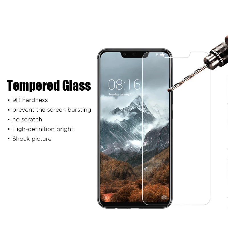 9H твердое закаленное стекло для Huawei Nova 4 4E 5 5i Pro 5T Защита экрана Y3 ii Y5 6/6 SE защитная