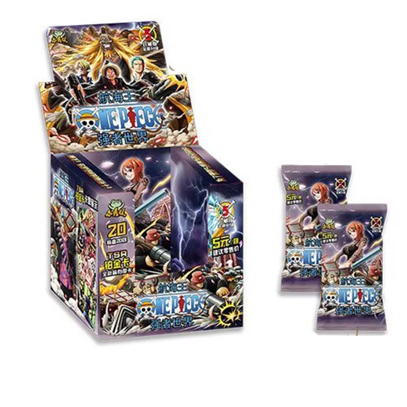 Cartas originales de colecci&oacute;n de Anime japon&eacute;s Luffy Roronoa Sanji Nami TCG, tarjetas de juego, 50-210 unids/caja, regalo de cumplea&ntilde;os para ni&ntilde;os-3