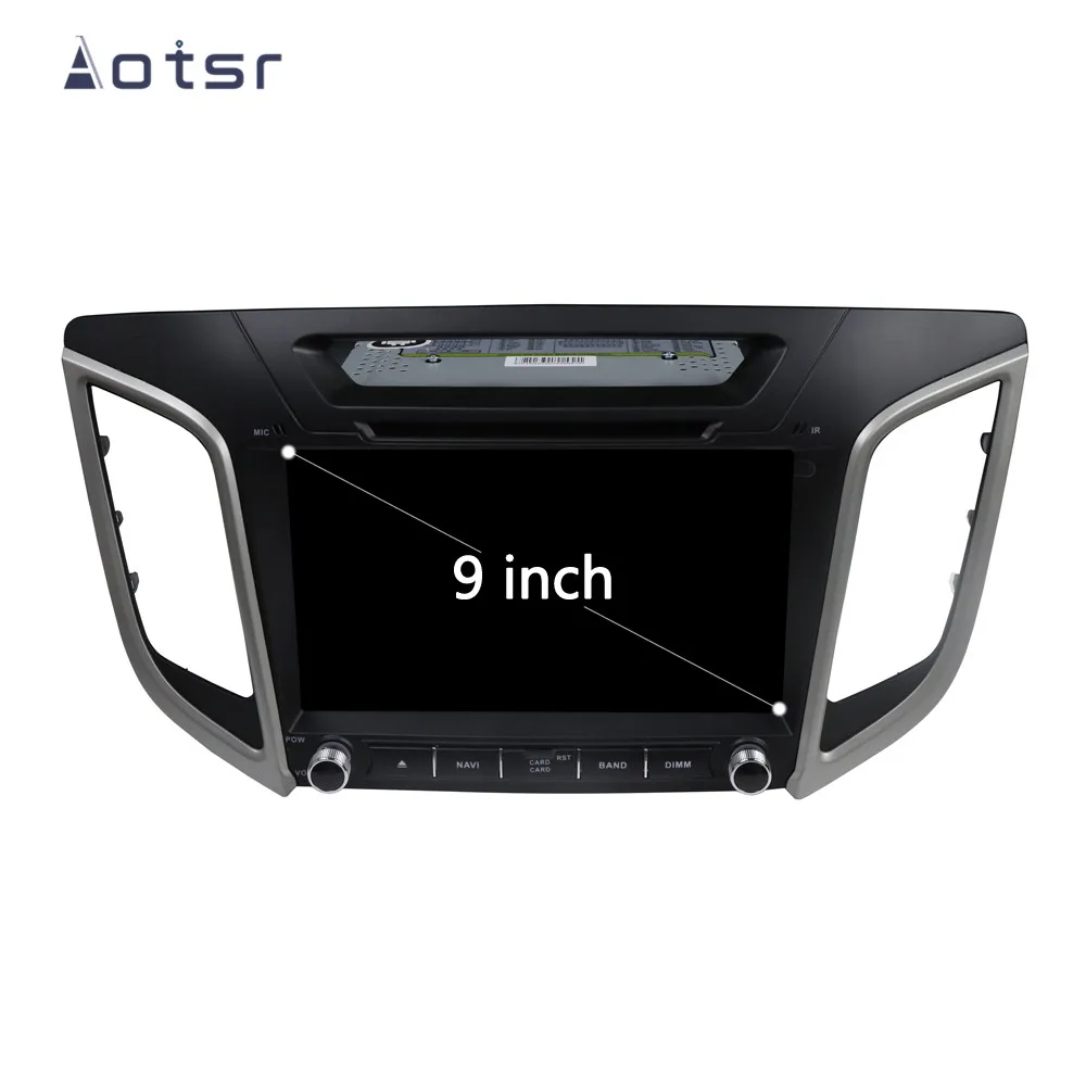 Автомагнитола AOTSR 2 Din Android 10 для Hyundai Creta IX25 2014-2019 центральный мультимедийный плеер