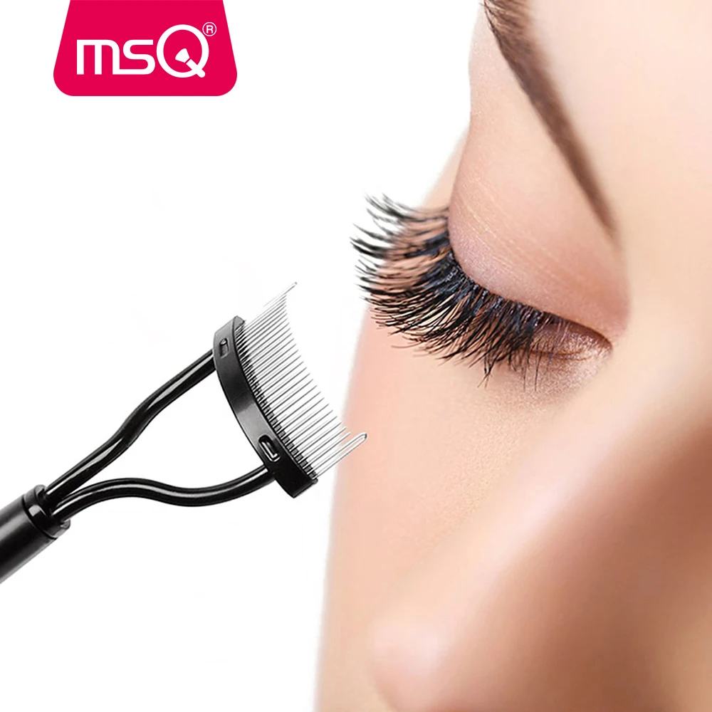 MSQ, 1 шт., макияж, тушь для ресниц, руководство, аппликатор для ресниц, гребень, кисть для бровей, бигуди, красота, необходимые инструменты для макияжа глаз