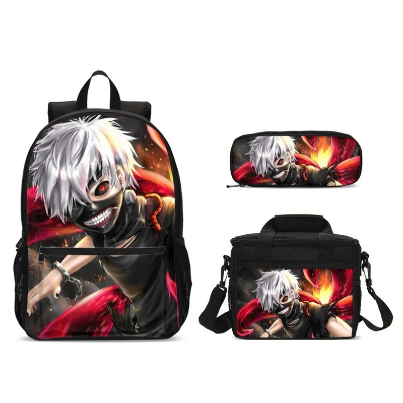 В готическом стиле с рисунком из аниме 3 шт./компл. Детская школьная в комплекте