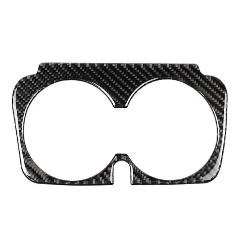 Car Styling Carbon Fiber Water Cup Holder Frame Trim Sticker For Mercedes Benz C Class New E class GLC C200 W205 C180 GLC260 | Автомобили