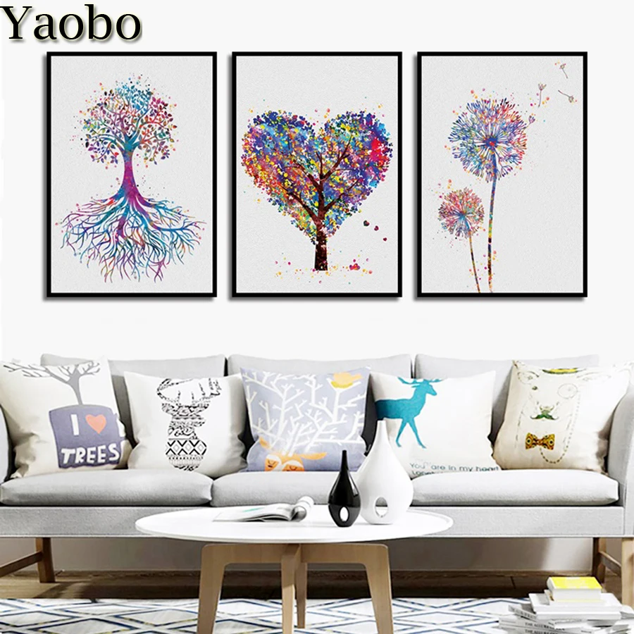 

Набор для алмазной вышивки «Дерево жизни», 3 шт.