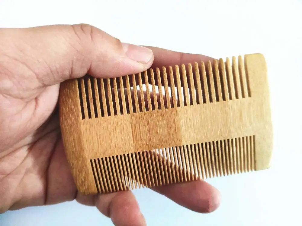 Расческа для бороды Мужская 1 шт. из бамбукового дерева | Красота и здоровье