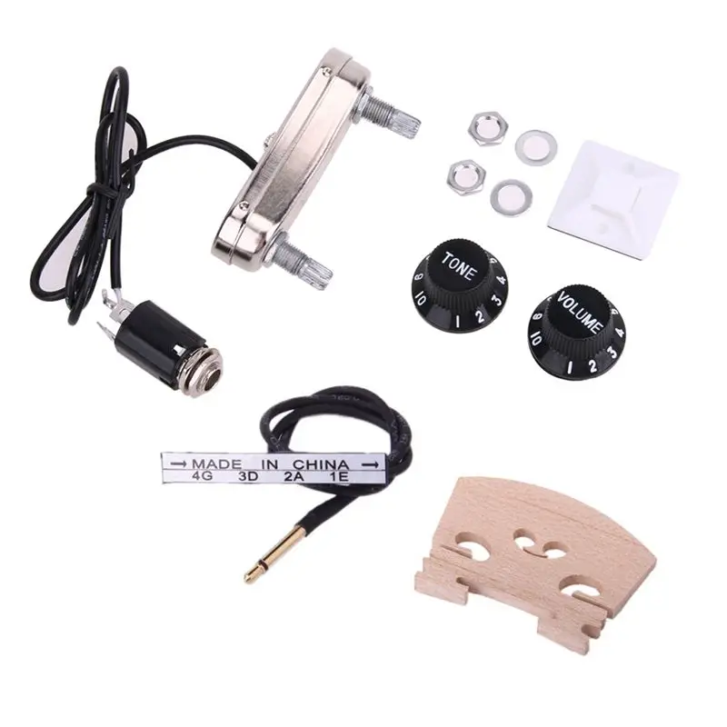 Электрический датчик перемычки для скрипки|Детали и аксессуары скрипок| |