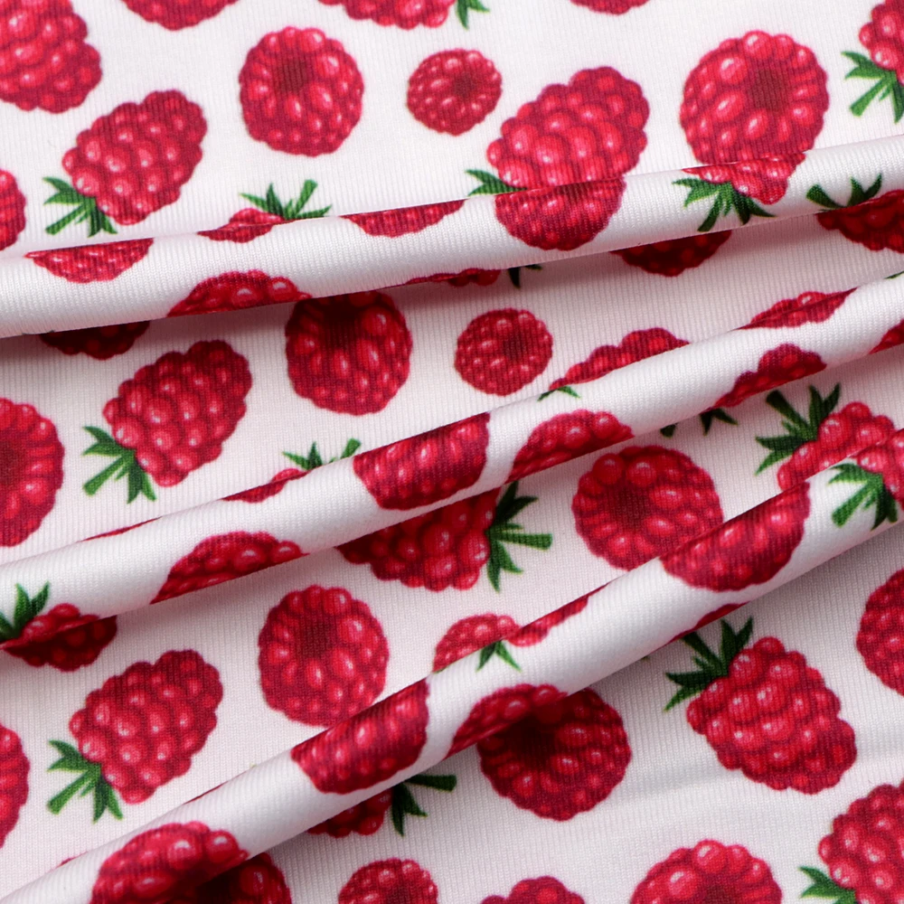 50*145 см фрукты двойной матовый полимерный трикотаж стрейч хлопок шитье стеганые