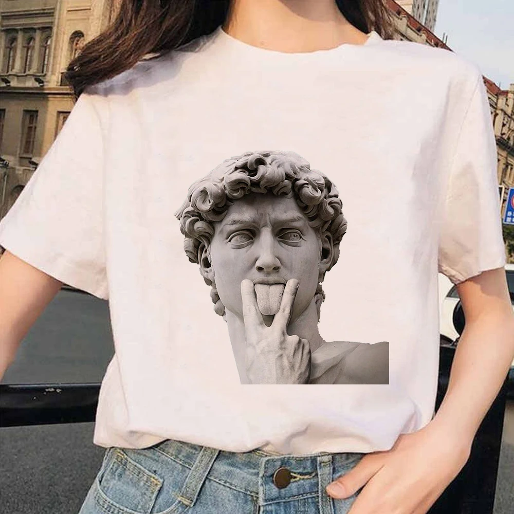 Летняя Паровая Эстетическая художественная картина графическая футболка