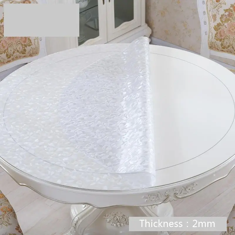 Домашний товар Plastique Mariage круглая наппа Ronde Tafelkleed Rond Toalha De Mesa покрытие ПВХ скатерть
