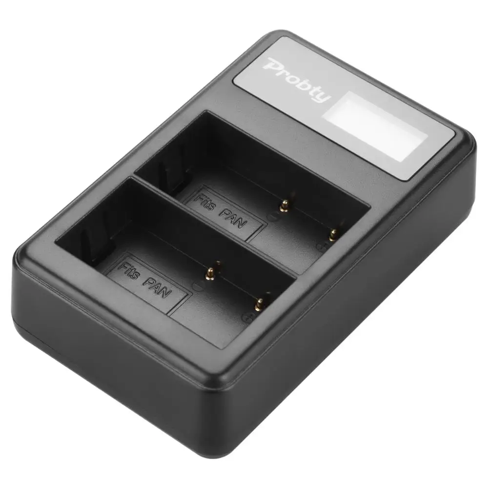 PROBTY 2 шт. 2300 мАч DMW BLF19 BLF19E BLF19e BLF19PP батарея + ЖК дисплей двойной USB зарядное