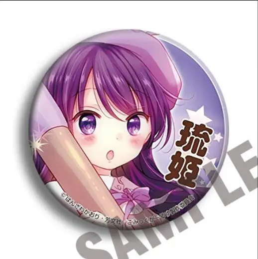 

8pcs/1lot Anime Comic Girl Figure 5116 Badges Round Brooch Pin Gifts Kids Toy