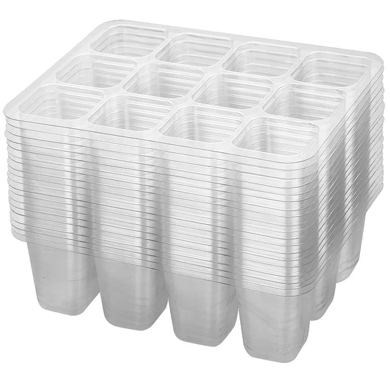 

20 PCS, 240 Cell Seed Starter Tray, Transparent Propagator Tray, Planting Tray